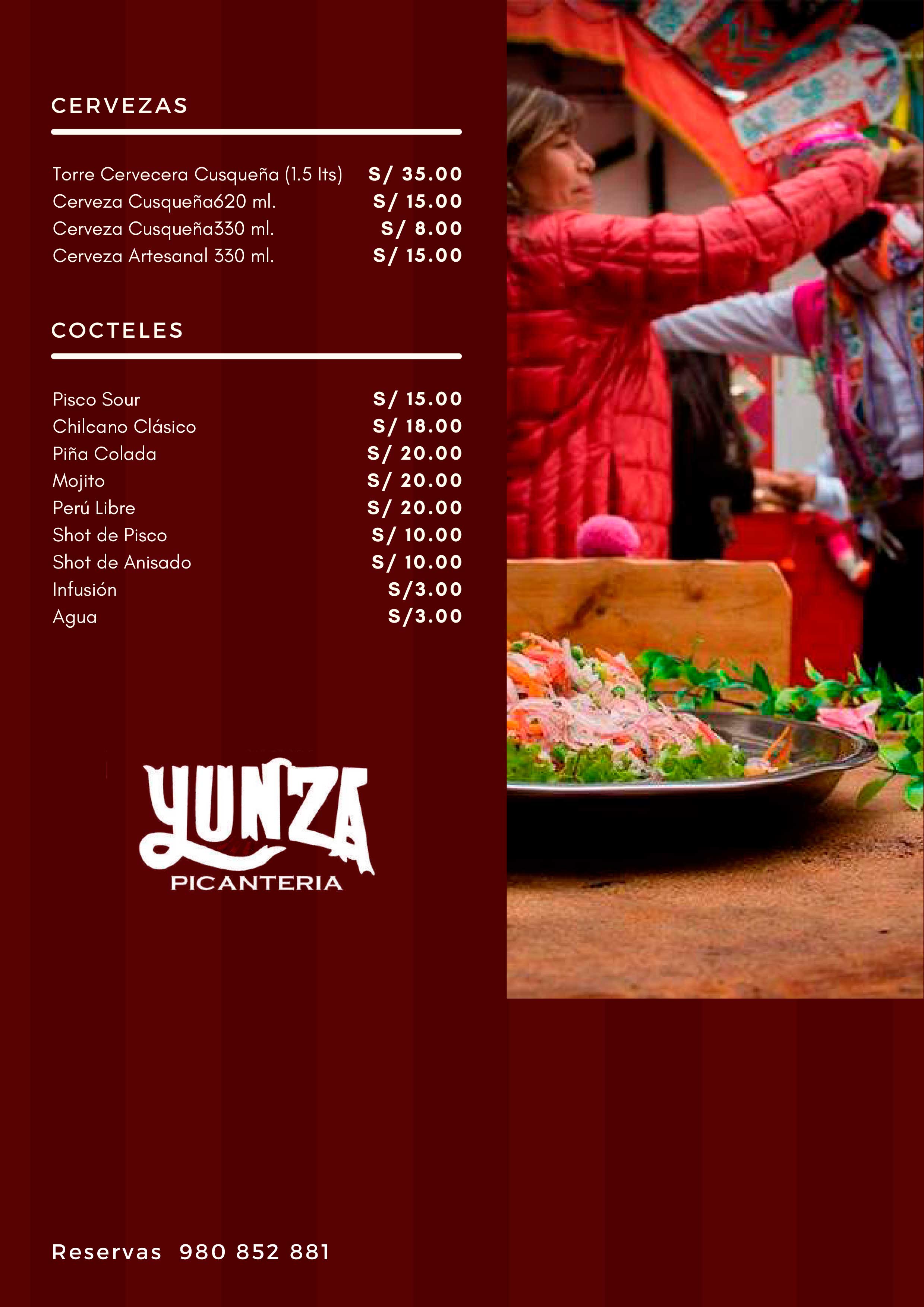 CARTA YUNZA AM PICANTERIA - 5